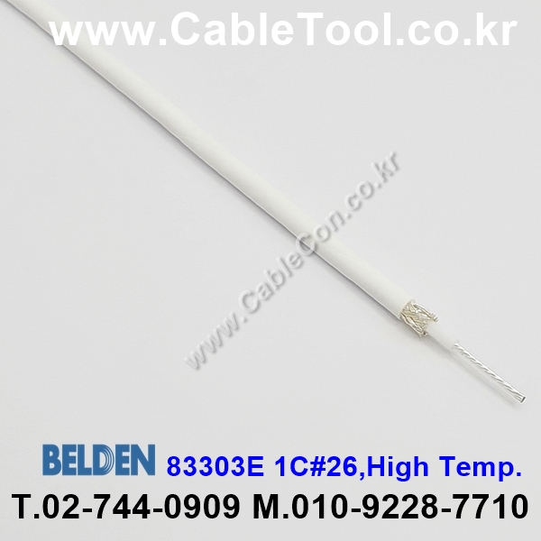 벨덴 83303E BELDEN (300m) 1C #26, High Temp.