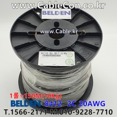 벨덴케이블 8412 BELDEN 마이크, 악기 (Black 150m)