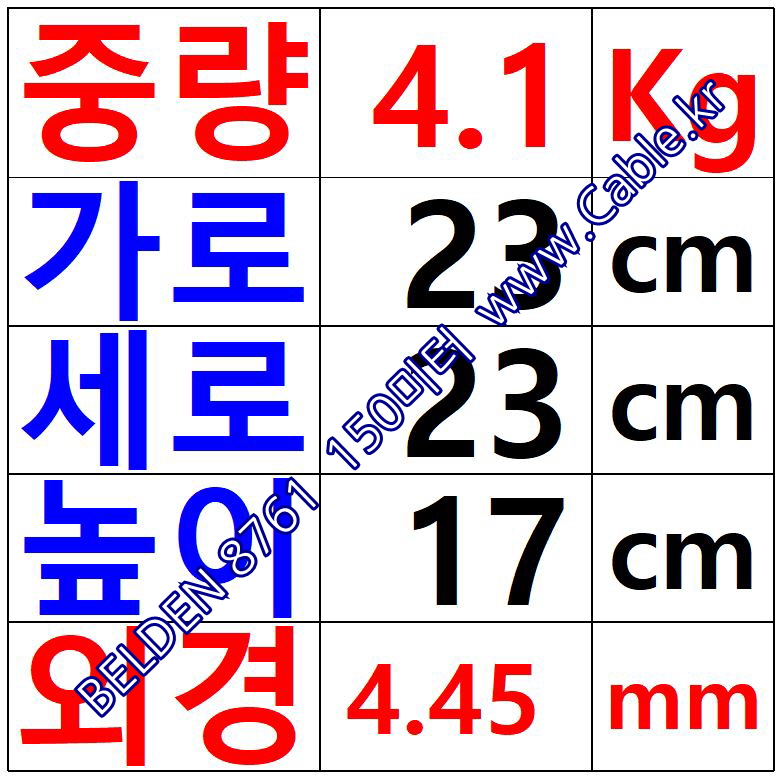 벨덴케이블 8761 BELDEN 라인 라벨 (Chrome 150m)